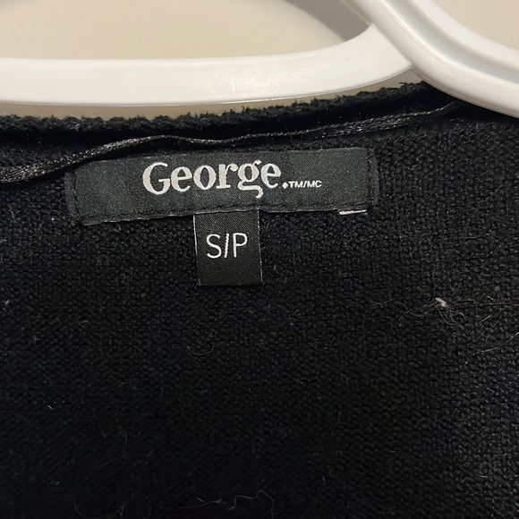 George Black Cardigan with Floral Lace Detail - Picture 2 of 4